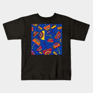 Umbrellas and Rain Kids T-Shirt